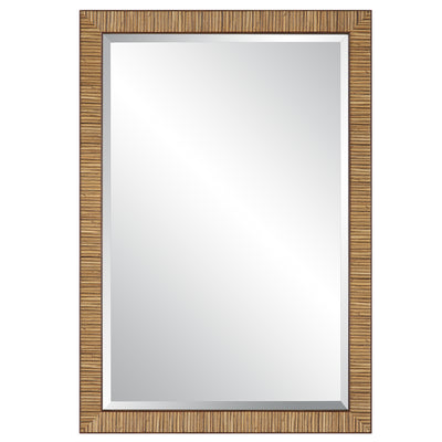 Modern Accents Coastal Decor Rattan Frame Mirror