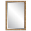 Modern Accents Coastal Decor Rattan Frame Mirror
