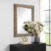 Modern Accents Heavily Textured Mirror