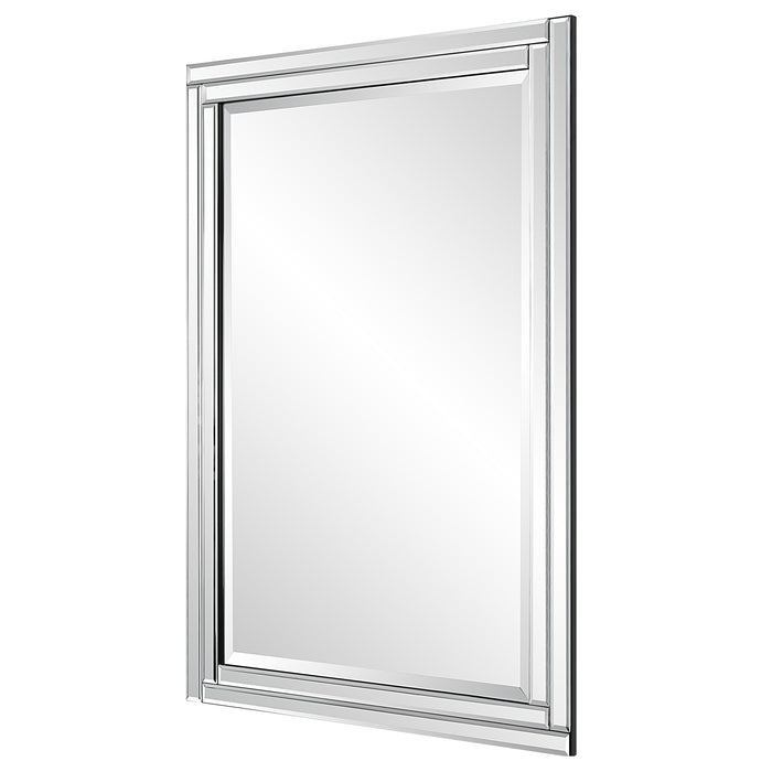 Modern Accents Two Rows Frame Features Mirror