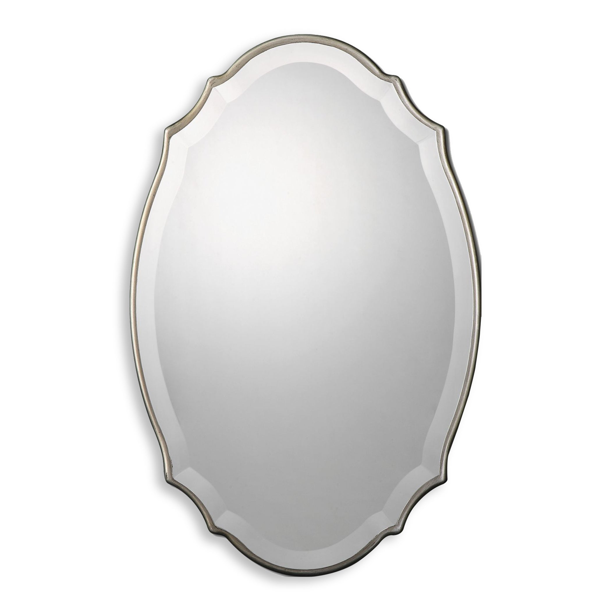 Modern Accents Shaped Beveled Mirror