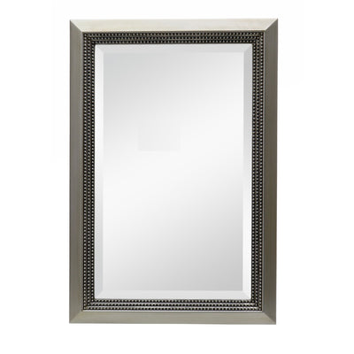 Modern Accents Beads Outline Beveled Inner Mirror