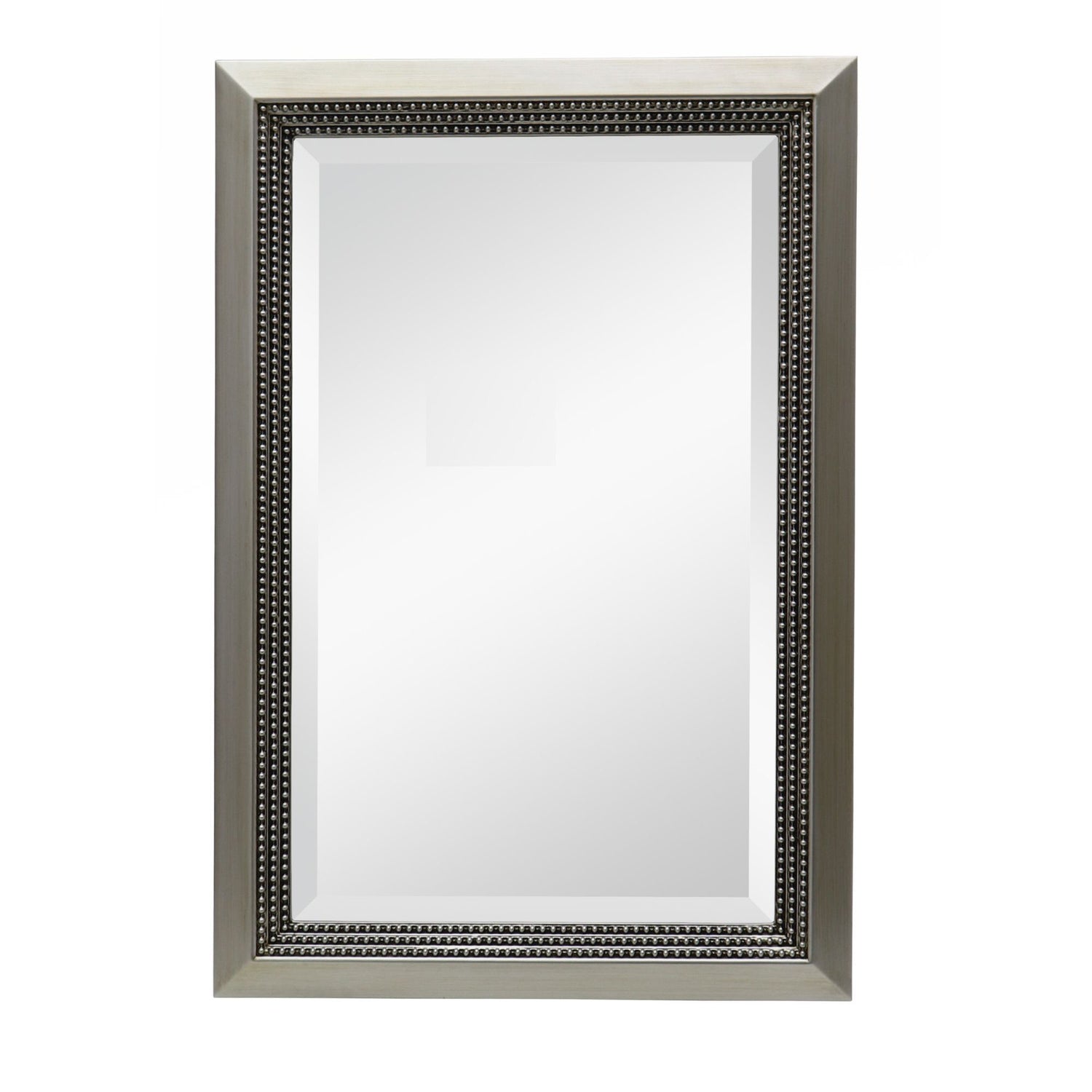 Modern Accents Beads Outline Beveled Inner Mirror