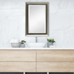 Modern Accents Beads Outline Beveled Inner Mirror