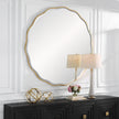 Uttermost Aneta Large Gold Round Mirror