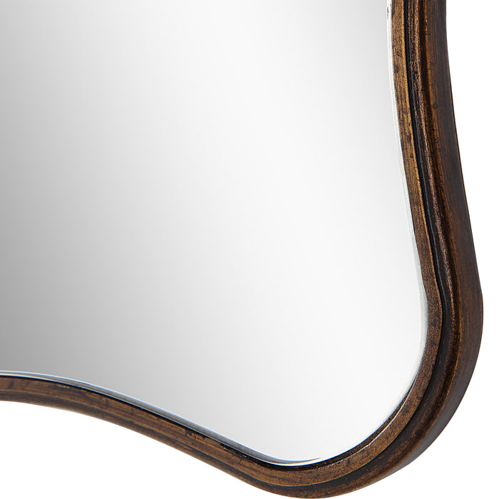 Modern Accents Scalloped Edges Mirror