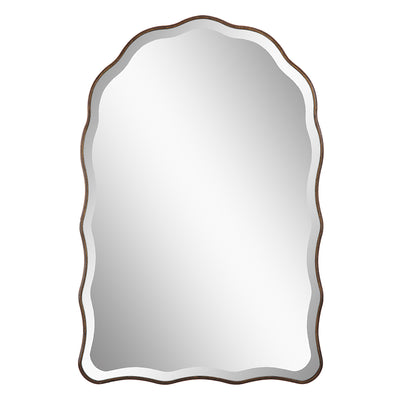 Modern Accents Scalloped Edges Mirror