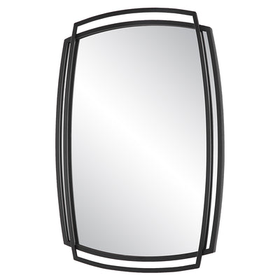 Modern Accents Curved Metal Frame Arched Mirror