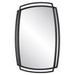 Modern Accents Curved Metal Frame Arched Mirror