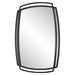 Modern Accents Curved Metal Frame Arched Mirror