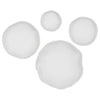 Uttermost Lucky Coins White Metal Wall Bowls - Set of 4
