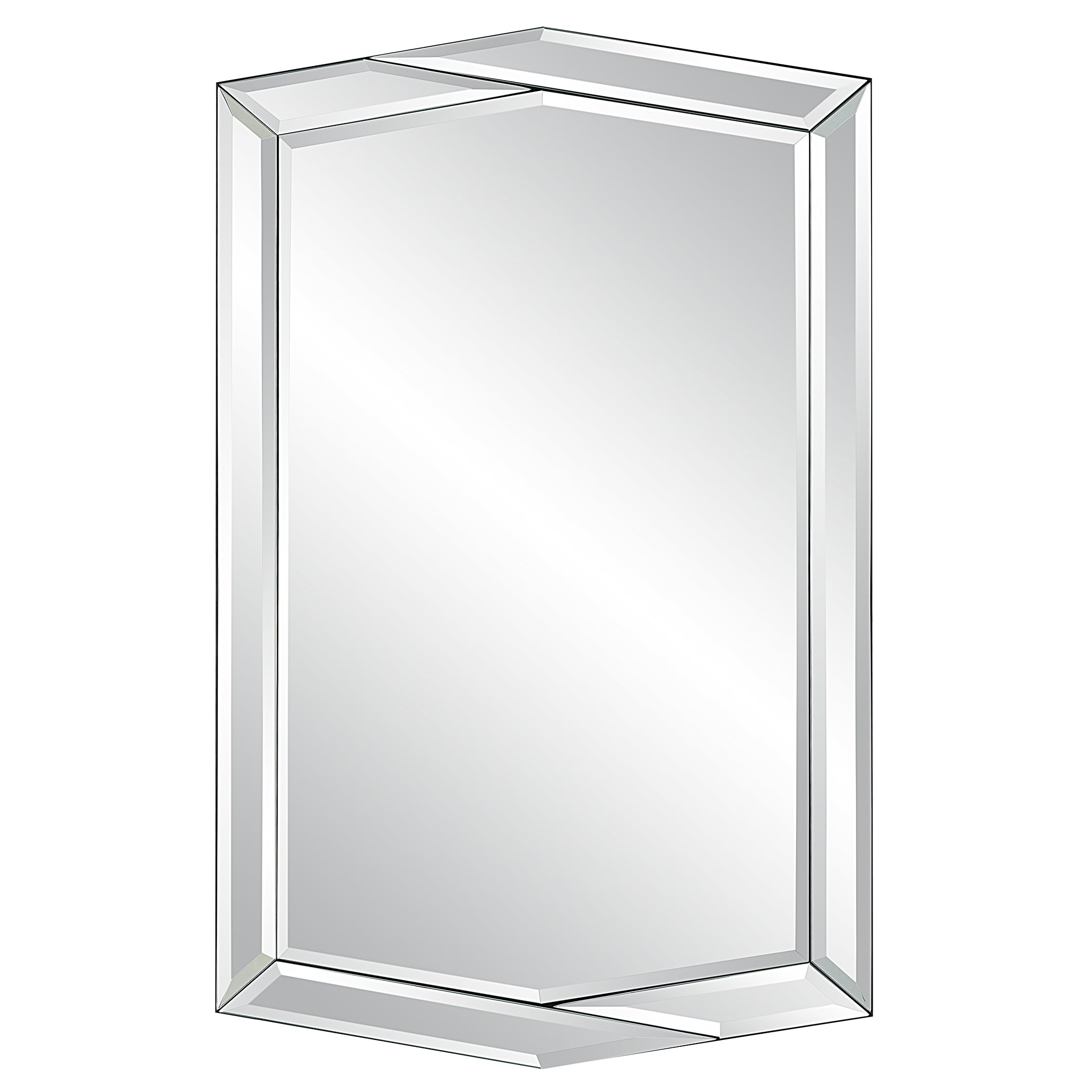 Modern Accents Asymmetrical Design Arched Mirror – Grayson Living