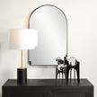 Modern Accents Arch Top Metal Frame Mirror