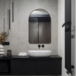Modern Accents Arch Top Metal Frame Mirror