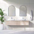 Modern Accents Arch Top Metal Frame Mirror