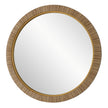 Modern Accents Resemble Real Rattan Round Mirror