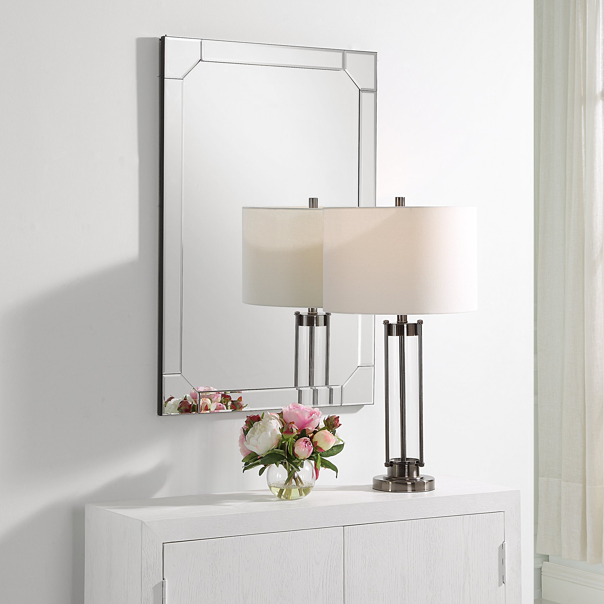 Modern Accents Elevated Look Rectangular Mirror