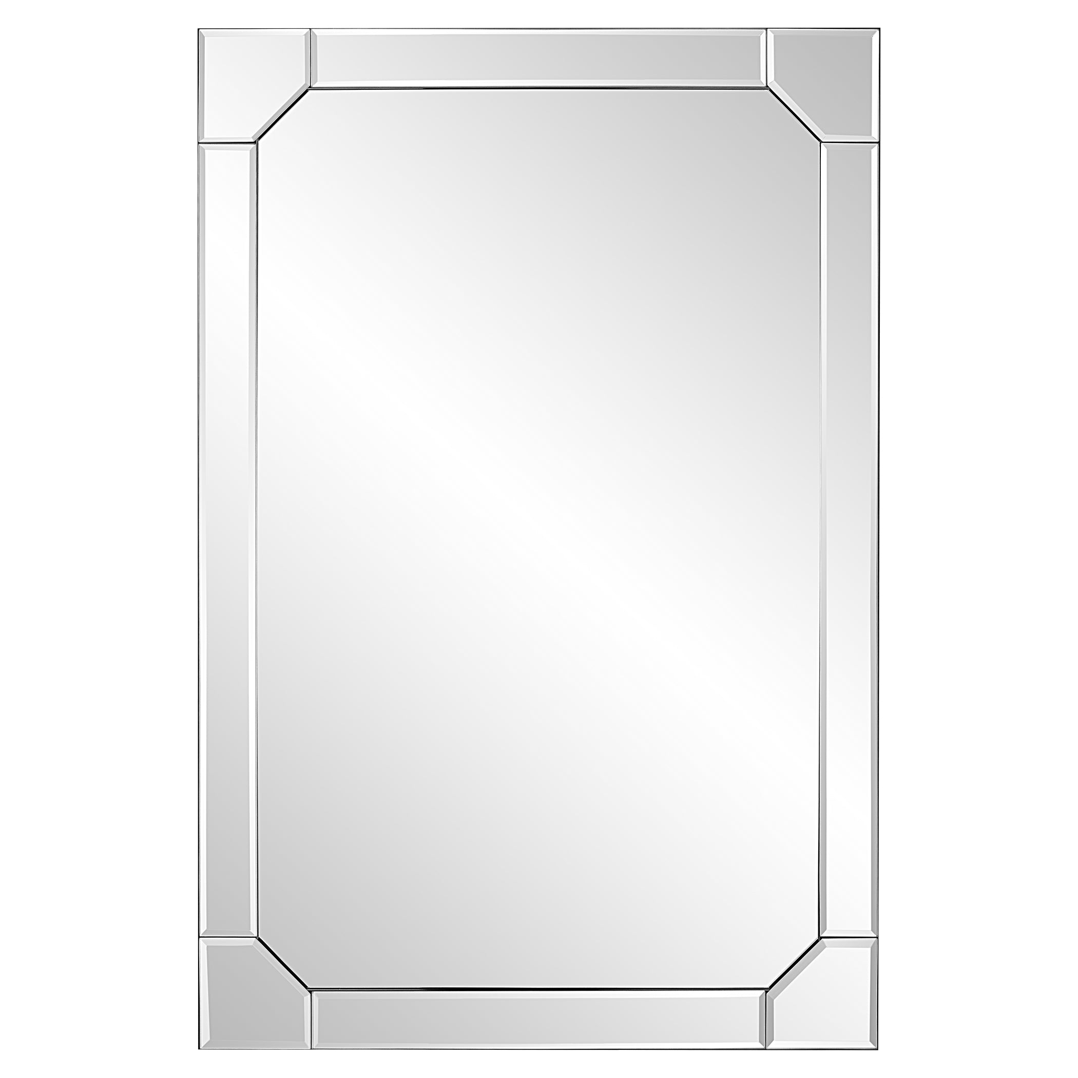 Modern Accents Elevated Look Rectangular Mirror