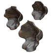 Uttermost Two Wood Wall Decor In Mocha - Set of 3