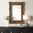 Uttermost Emerson Scalloped Antique Gold Mirror