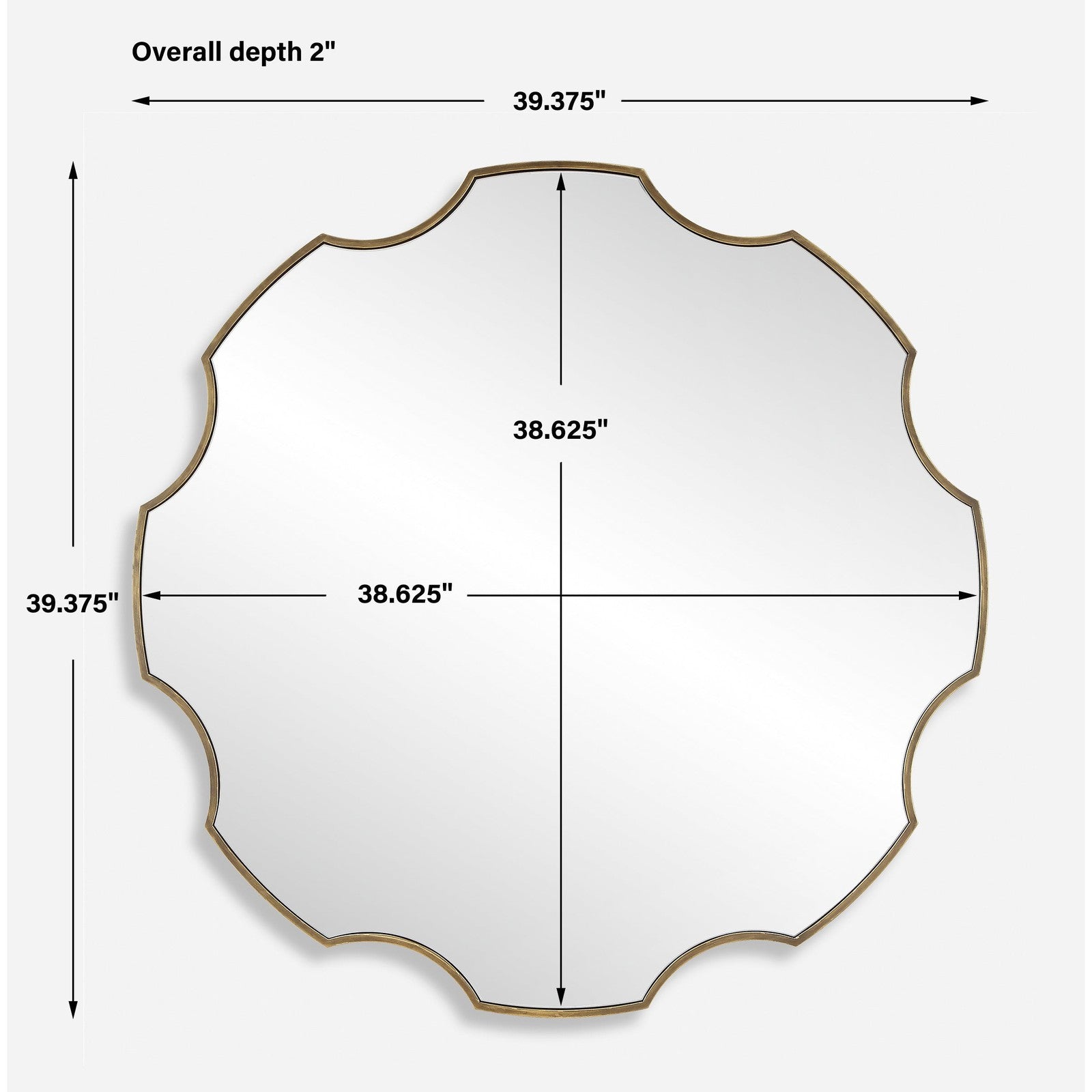 Uttermost Gearing Up Bronze Mirror