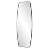 Uttermost Caspian Curved Black Dressing Mirror