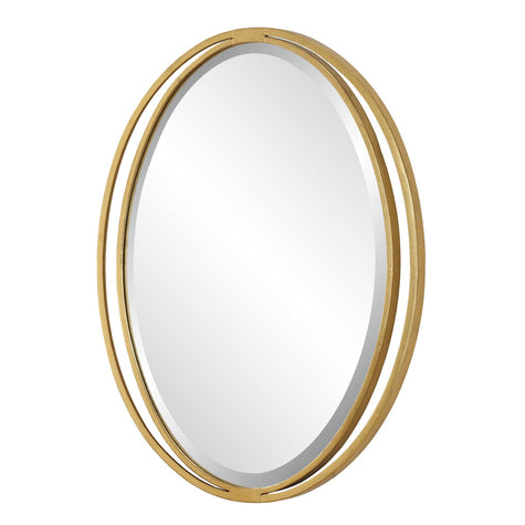 Uttermost Rhodes Gold Oval Mirror