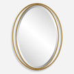 Uttermost Rhodes Gold Oval Mirror