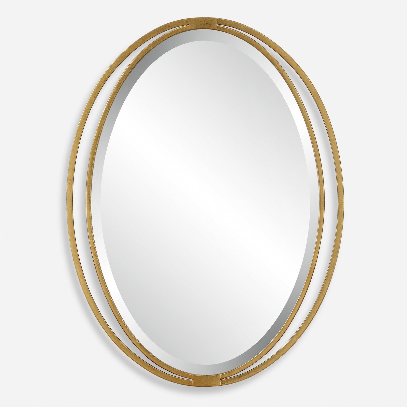 Uttermost Rhodes Gold Oval Mirror