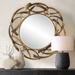 Uttermost Cutting Edge Bronze Round Mirror