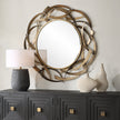 Uttermost Cutting Edge Bronze Round Mirror