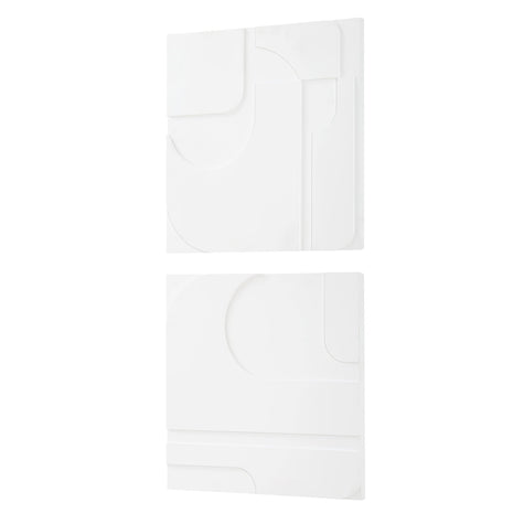 Uttermost Contours White Wall Decor - Set of 2