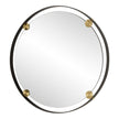 Uttermost Radius Round Bronze Iron Mirror