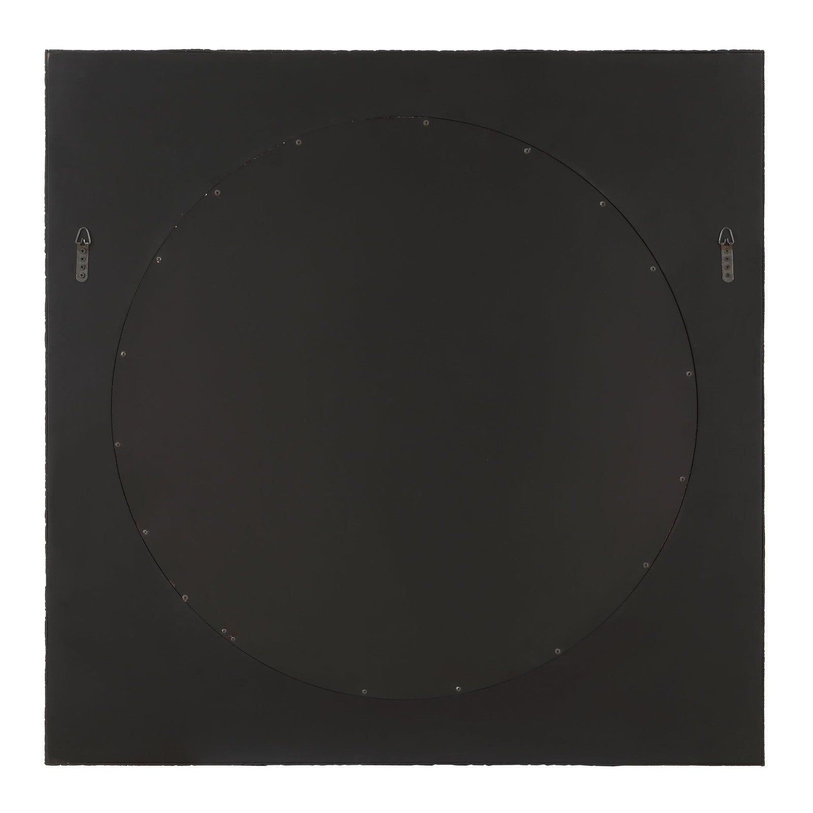 Uttermost Ember Black Square Mirror