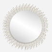 Uttermost Aga Round Gold Mirror