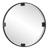 Uttermost Cornelia Black Round Mirror