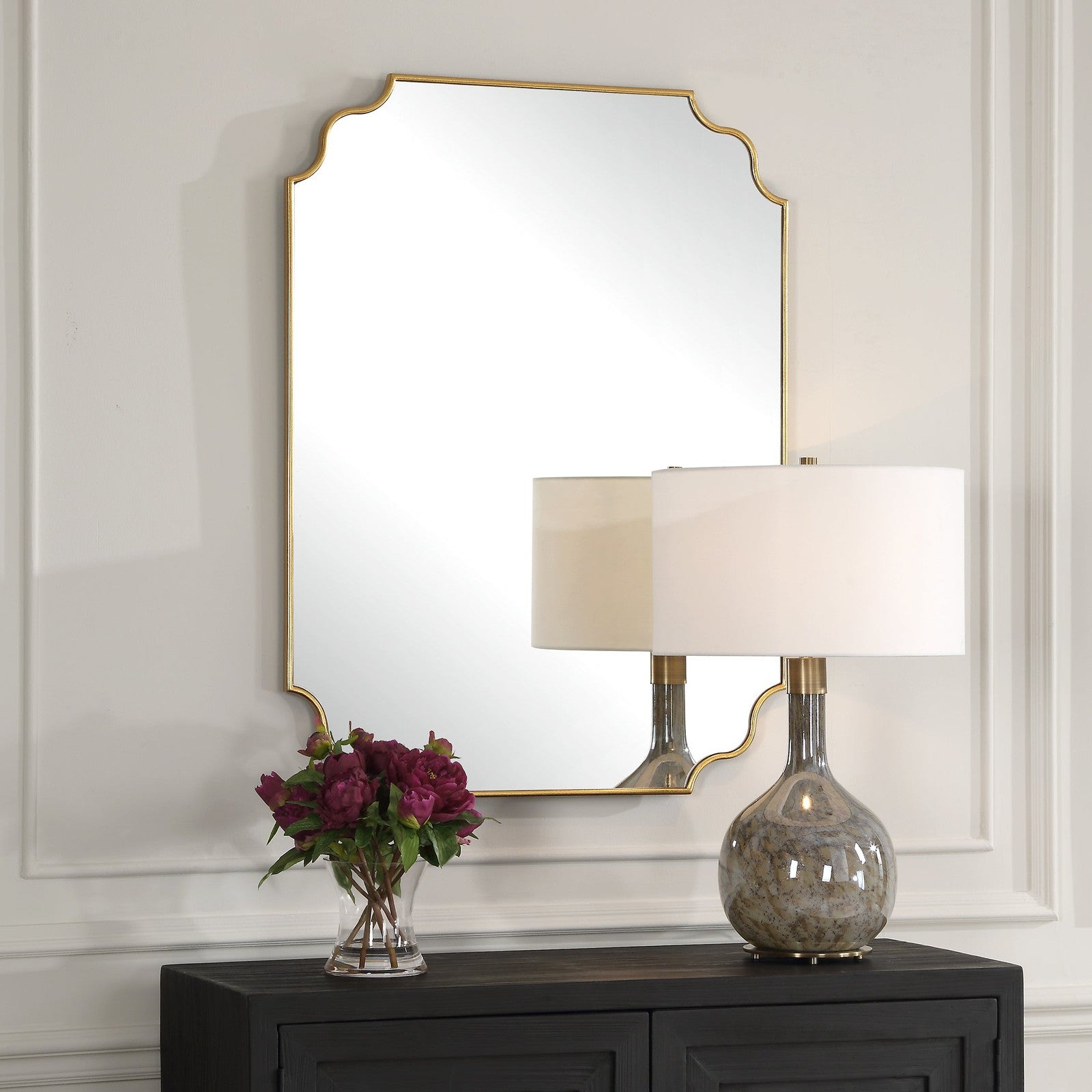 Uttermost Lennyn Gold Vanity Mirror