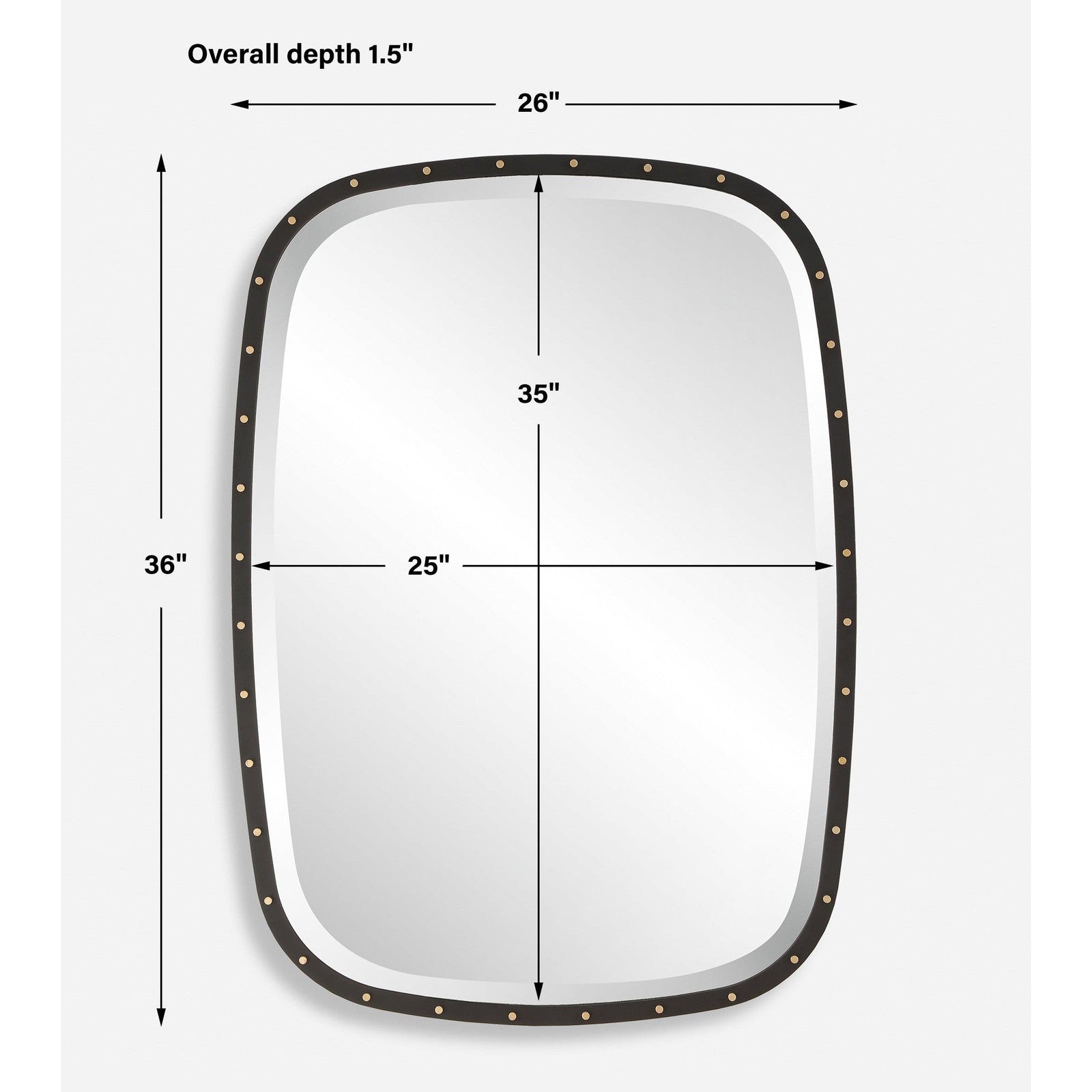 Uttermost Benedo Industrial Mirror