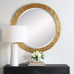 Uttermost Celeste Gold Round Mirror
