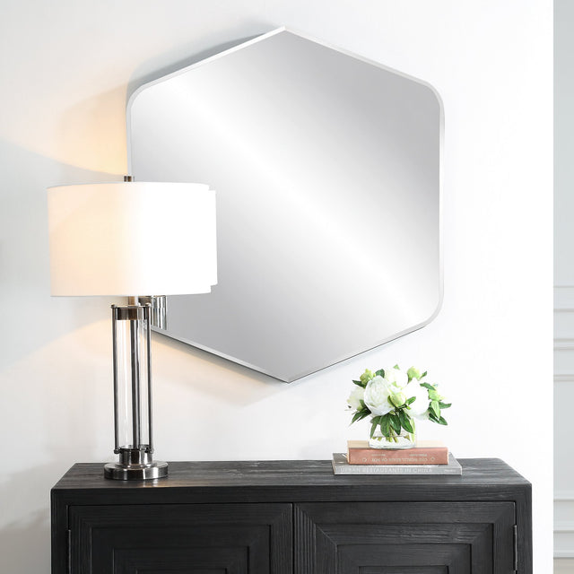Modern Accents Diamond Shaped Mirror