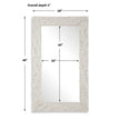Uttermost Quarry Rectangle Stone Veneer Mirror