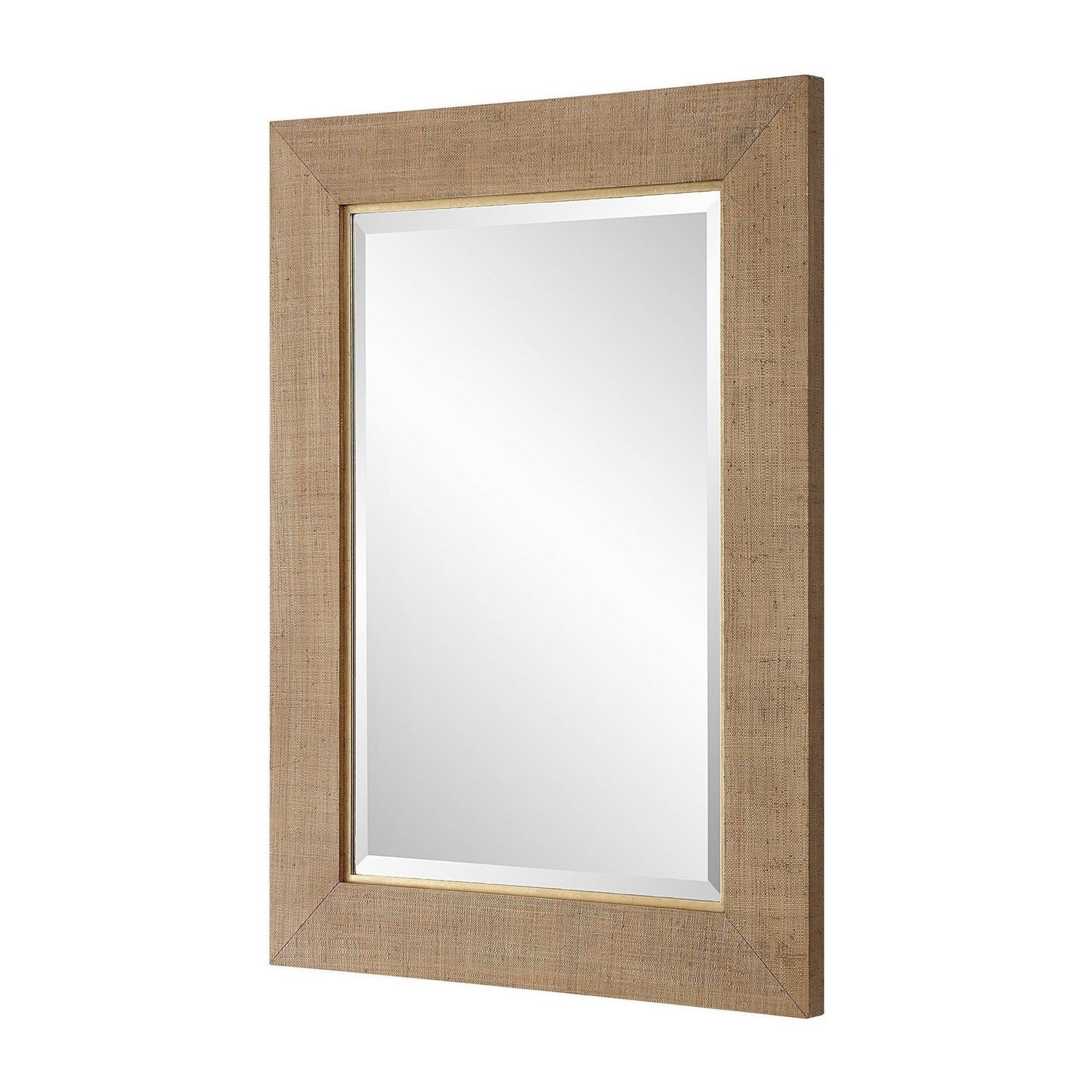Uttermost Bungalow Grass Cloth Mirror