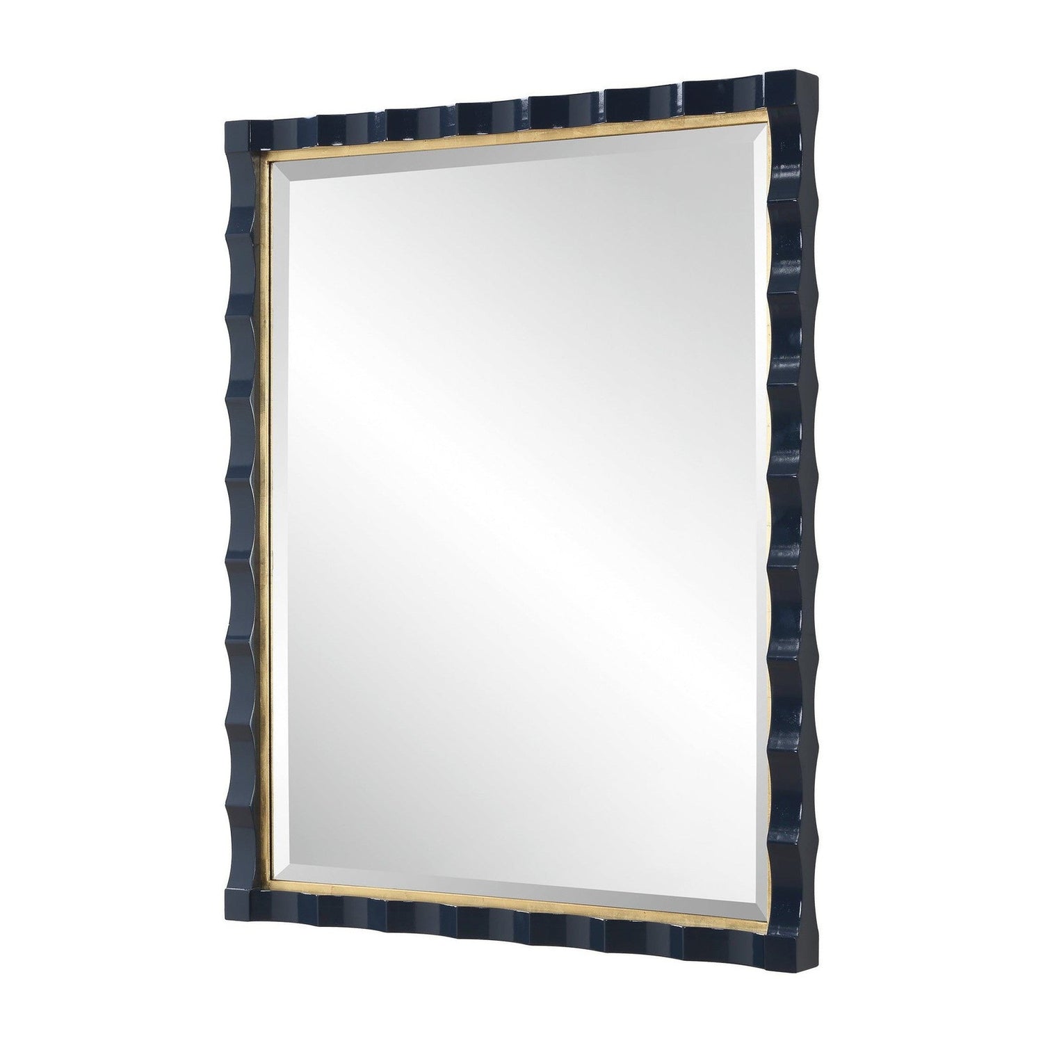 Uttermost Gulf Navy Blue Mirror