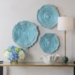 Uttermost Ocean Gems Blue Wall Decor - Set of 3