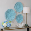 Uttermost Ocean Gems Blue Wall Decor - Set of 3
