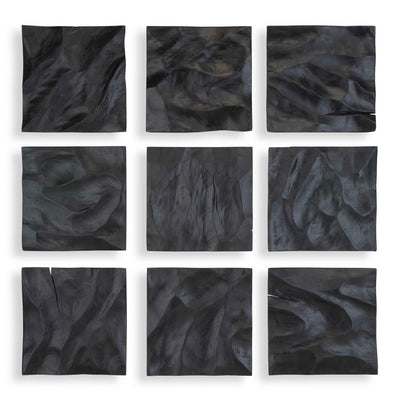 Uttermost Malosi Black Wood Wall Decor - Set of 9