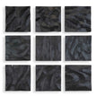Uttermost Malosi Black Wood Wall Decor - Set of 9