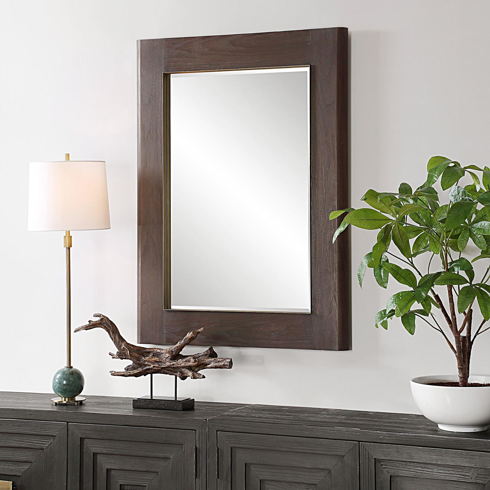 Uttermost Catron Aged Walnut Mirror