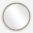 Uttermost Crystalline Round Mirror
