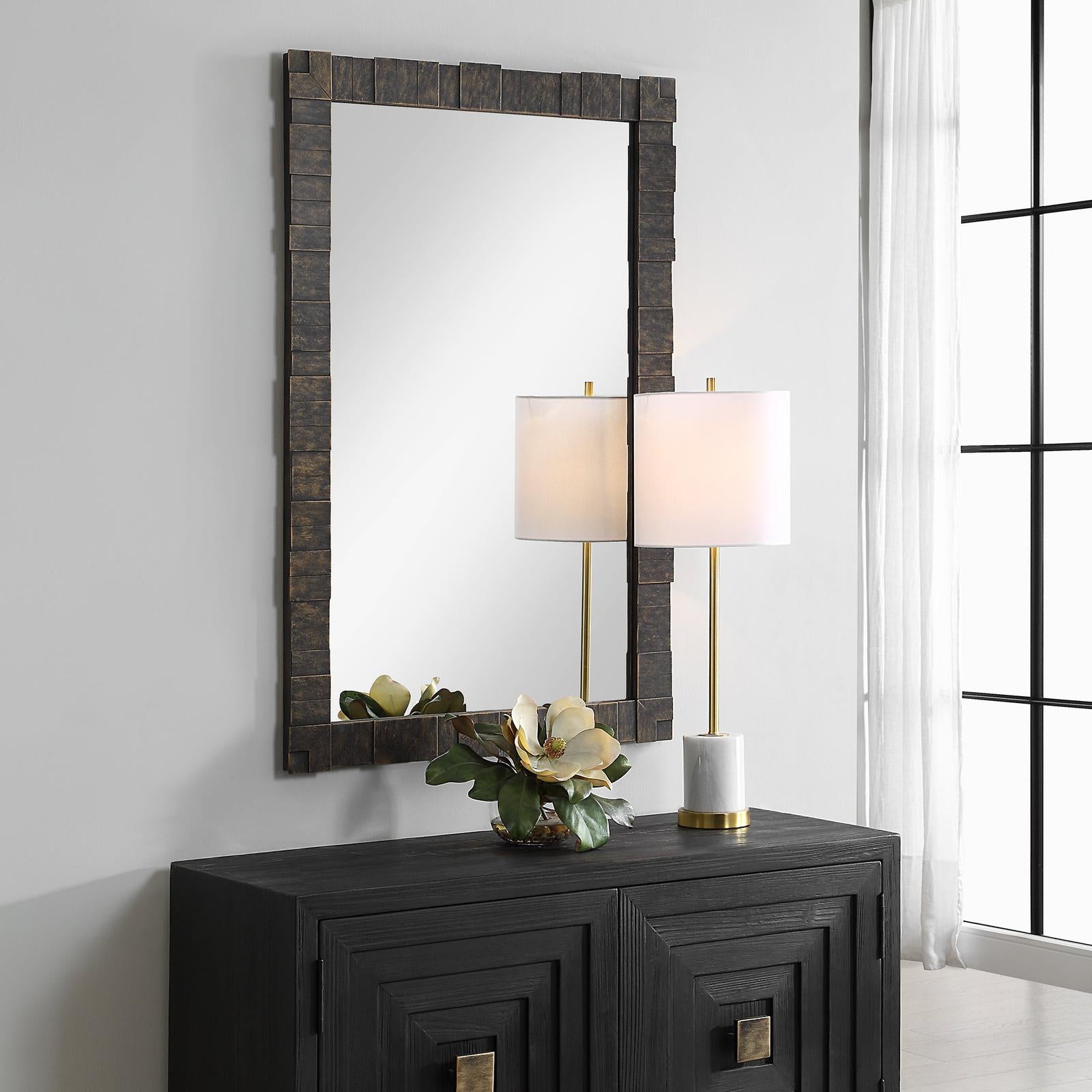 Uttermost Bustelo Dark Bronze Mirror